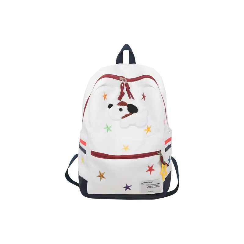 HAWA Nylon Backpack Tubas Unisex White-0