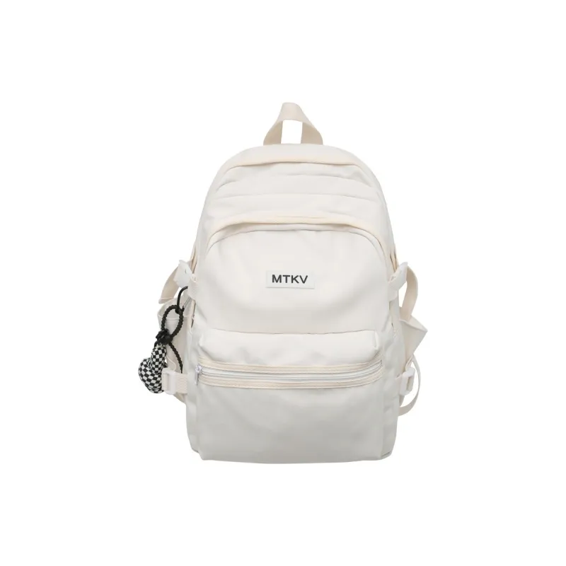 Travel Nylon Backpack Regular Unisex White/Black/Blue/Pink-0