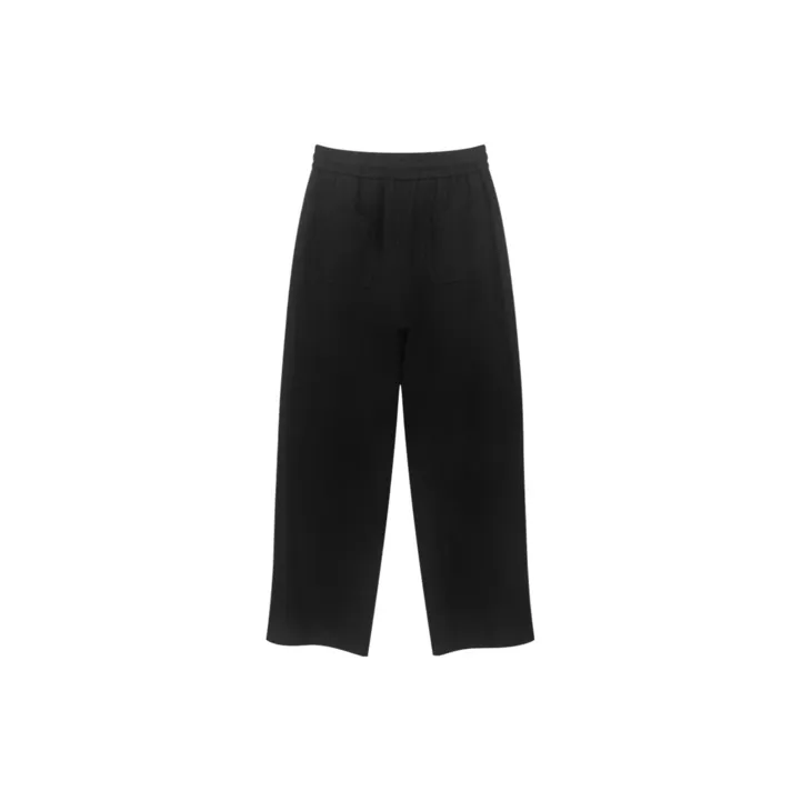 Bosieagender Casual Pants Unisex Black-1