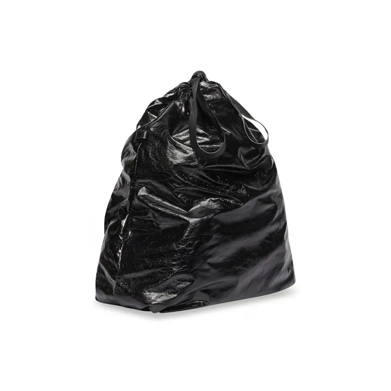 Balenciaga Trash Bag Large Pouch Black-1