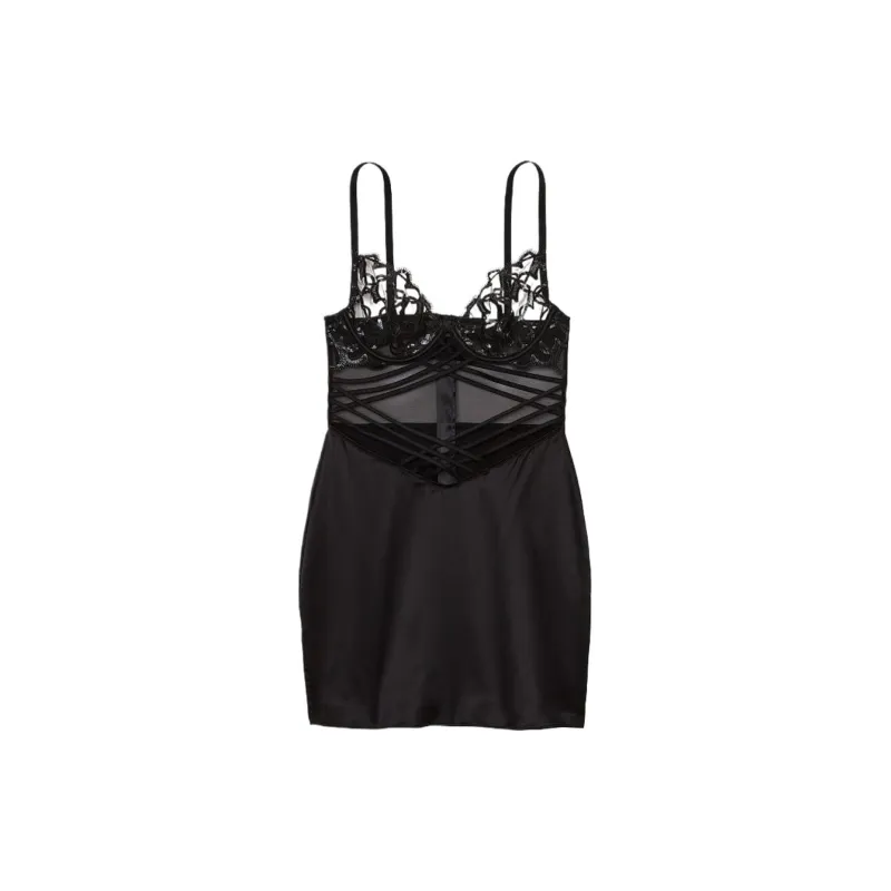 Victoria's Secret Nightgown Women's Black-0