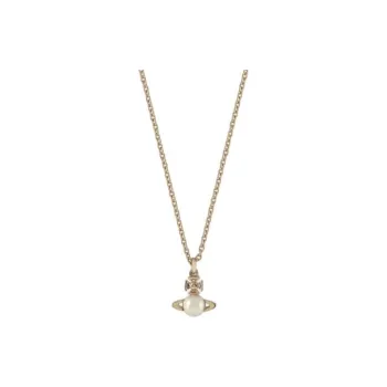Vivienne Westwood Pearl logo Pendant Necklace