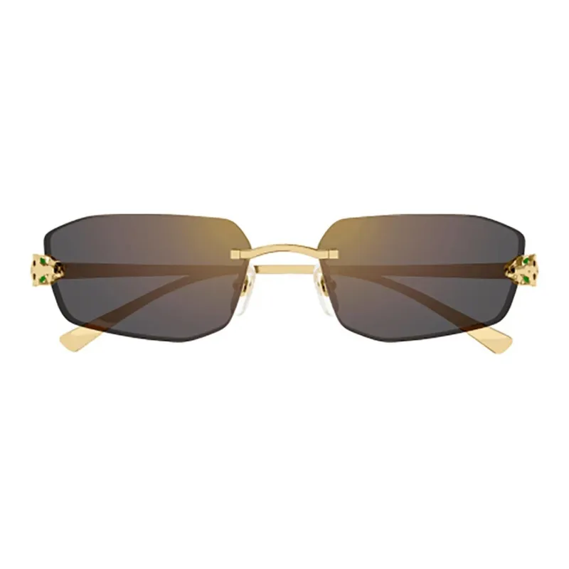 Cartier Geometric Frame Sunglasses-0