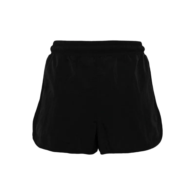 OFF WHITE Drawstring Elastic Waist Shorts-1