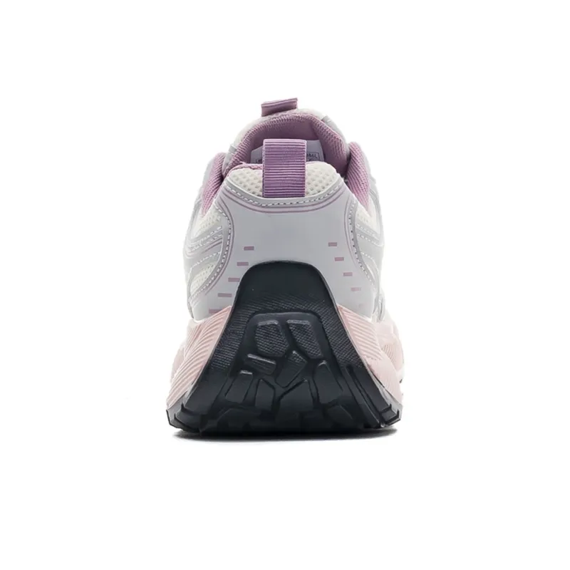 Warrior Lightweight Wear Resistant And Slip Resistant Low Top Chunky Sneakers Women's Ash Ecru-4
