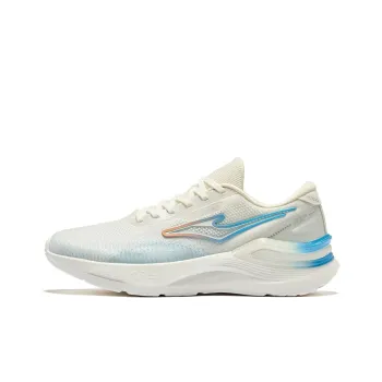 Erke Cushioning Breathable Low Top Running Shoes Men's Microcrystal White & Misty Blue