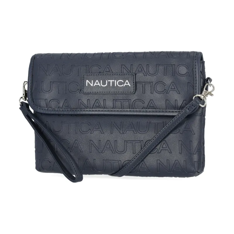NAUTICA Nylon Clutches Shoulder Bag Crossbody Bag Mini Women's Dark Blue-1