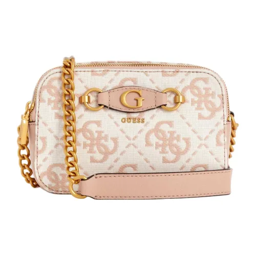 GUESS Artificial Leather Camera Bags Shoulder Bags Women's Pink