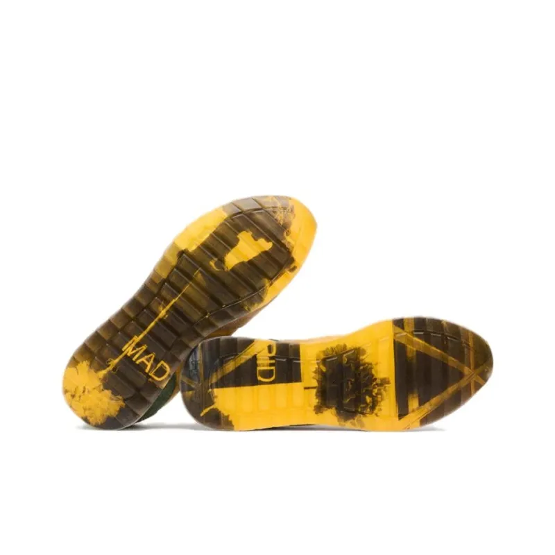 HOFF Madrid Cushioned Slip-Resistant Low-Top Casual Shoes Men's Brown Yellow Green-4