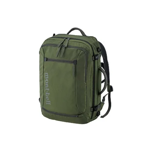 MONTBELL Nylon Mountaineering Bag Backpack Unisex Khaki Green
