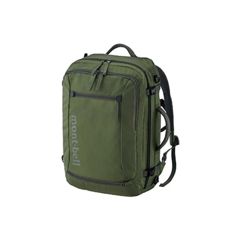 MONTBELL Nylon Mountaineering Bag Backpack Unisex Khaki Green-0