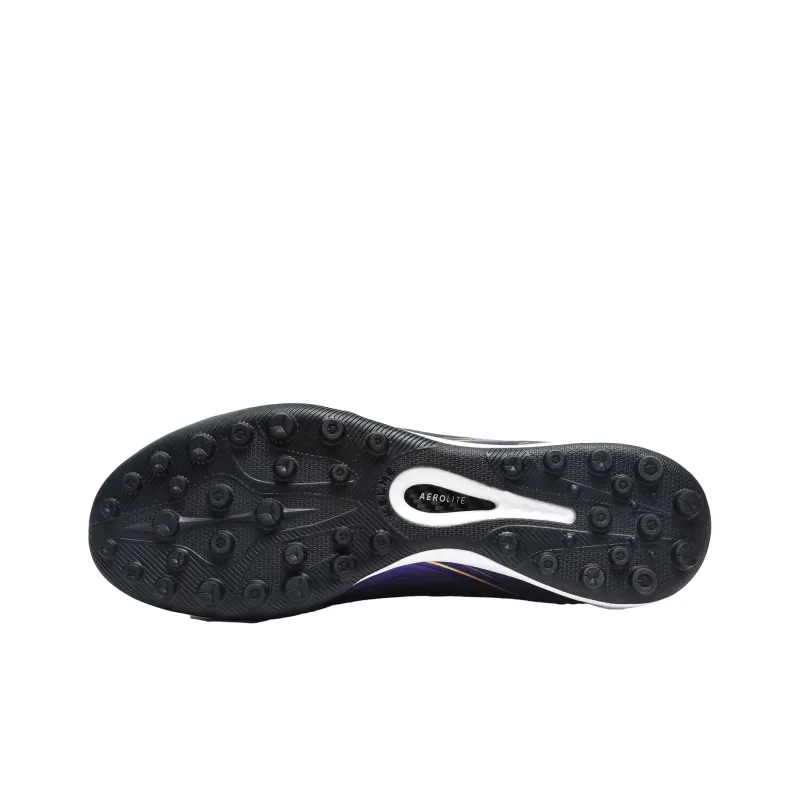 KELME Glimpse TF Rubber Broken Studs Artificial Ground Natural Ground Soccer Shoes Unisex Dark Purple-4