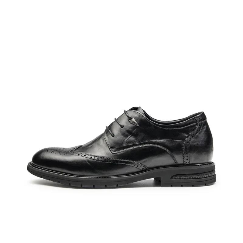 GOG Brogue Business Casual Leather Shoes Men's-5