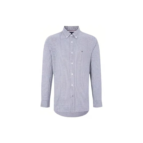 Tommy Hilfiger Shirts Men Gray Plaid 0H7