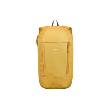 DECATHLON Polyester Hiking Bag Backpack Unisex Brown Yellow