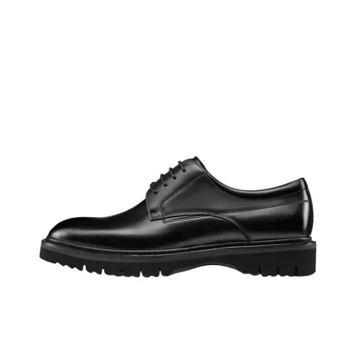 BOSSSUNWEN Dress Shoes Men Low-Top Black