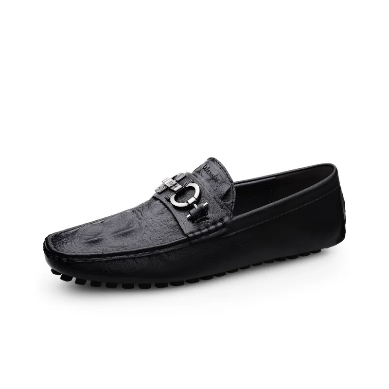 Wen Nai Beanie Shoes Men's Black-1