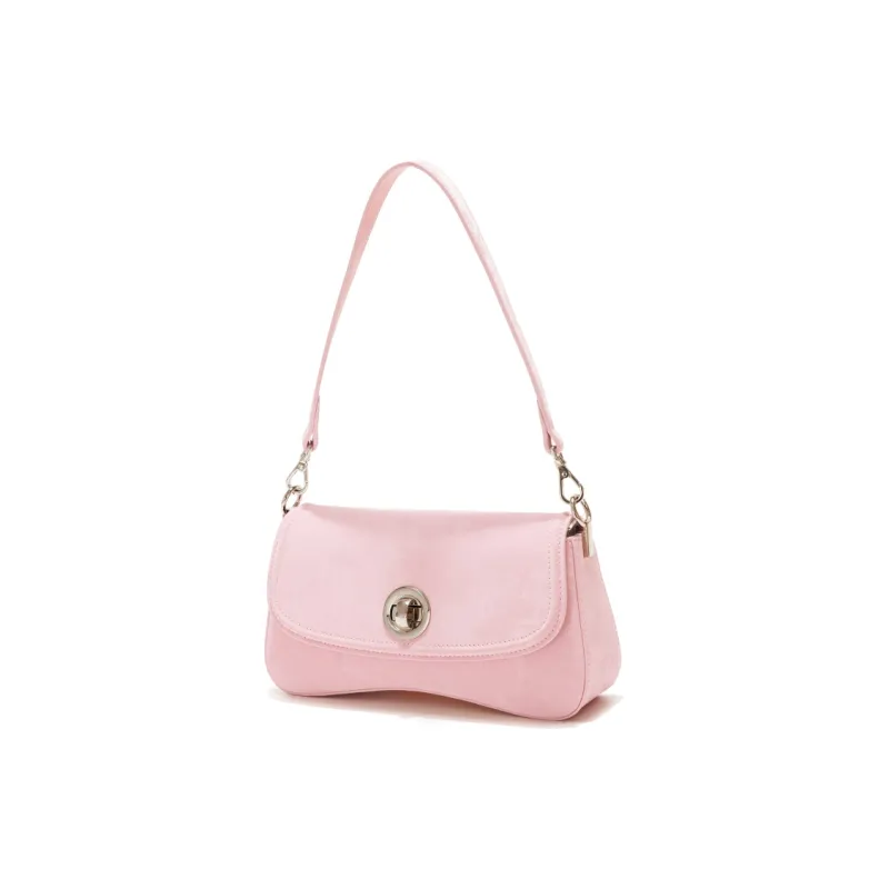 GXFMOD Genuine Leather Underarm Small Bag Velour Shoulder Bag Women's-1