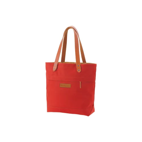 MONTBELL Nylon Tote Bag, Shopping Bag, Shoulder Bag, Handbag Regular Unisex Red Brick