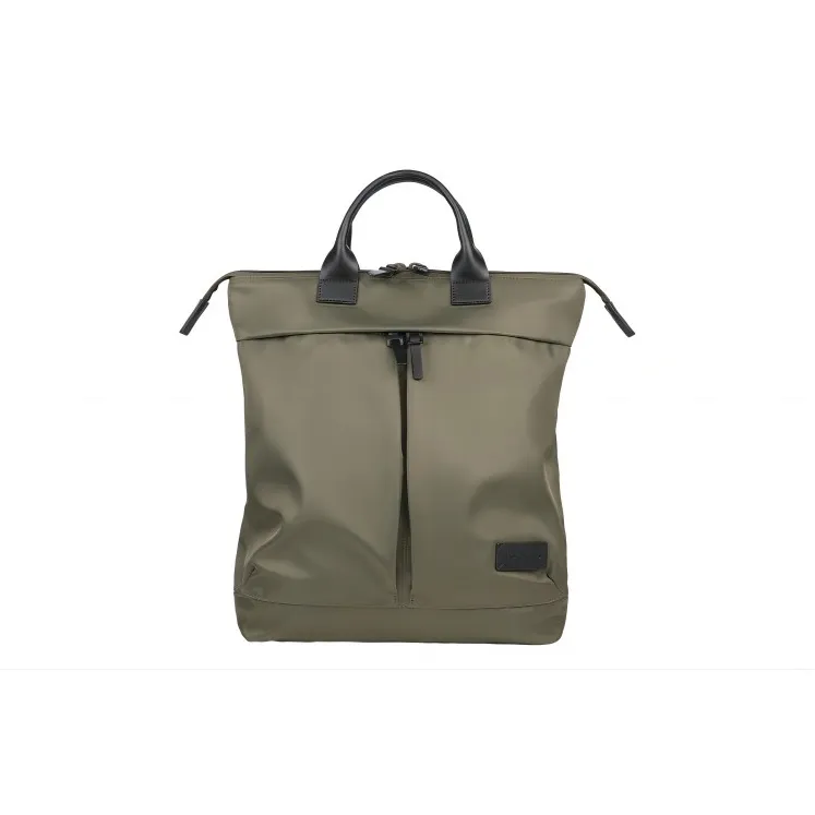 TUCANO Nylon DESERT PREMIUM Portable Crossbody Backpack Unisex Olive Green/Black-5