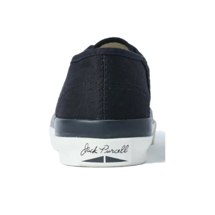 Converse Jack Purcell RET RLY Durable Cushioning Low-Top Canvas Shoes Women's Black-2