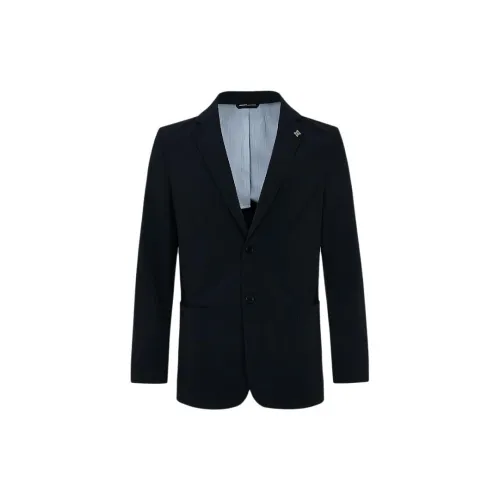 HAZZYS Business Suits Men Navy Blue