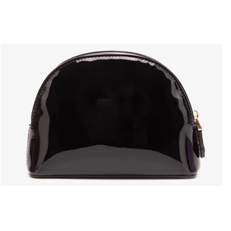 Farmacy PU Storage Bag Dome Bag Clutch Toiletry Bag Makeup Bag Regular Women's Black/Green/Pink-2