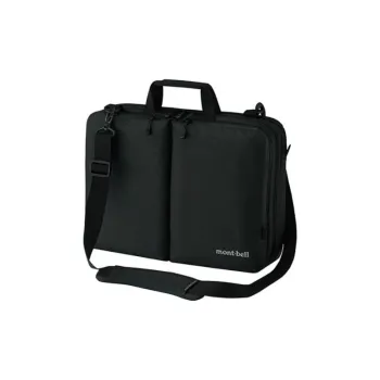 MONTBELL Nylon Shoulder Bag, Crossbody Bag, Handbag Unisex Black