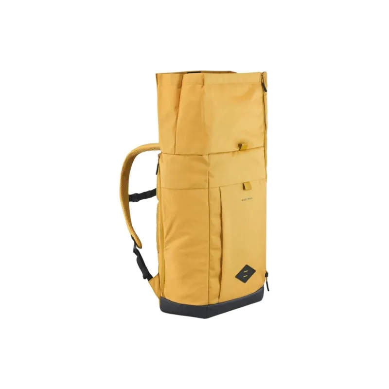 DECATHLON Mountaineering Bag Outdoor Bag Backpack Polyester 23L Yellow Ochre Unisex-3