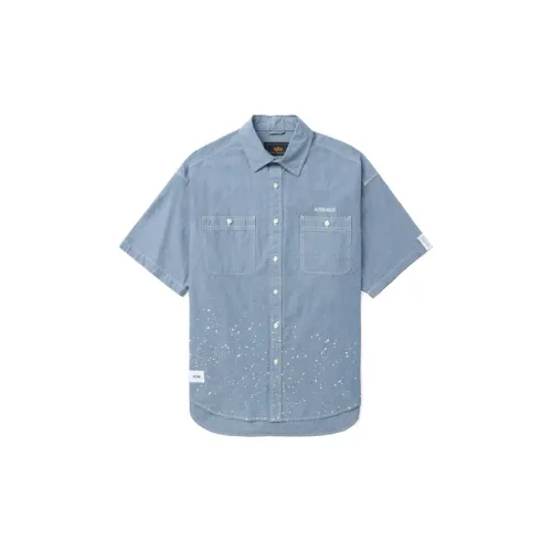 Alpha Industries Shirts Unisex Blue