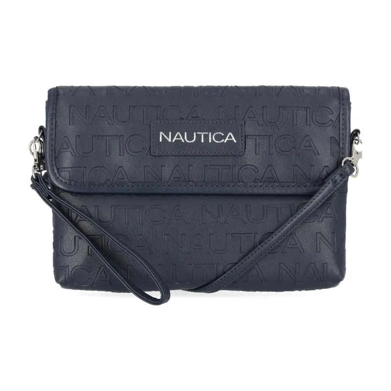 NAUTICA Nylon Clutches Shoulder Bag Crossbody Bag Mini Women's Dark Blue-0