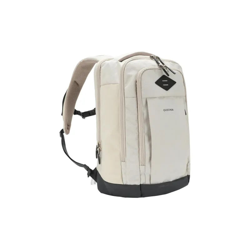 DECATHLON Polyester Mountaineering Bag, Backpack Unisex Ecru-1