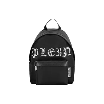 PHILIPP PLEIN Polyamide Backpack Men's Black