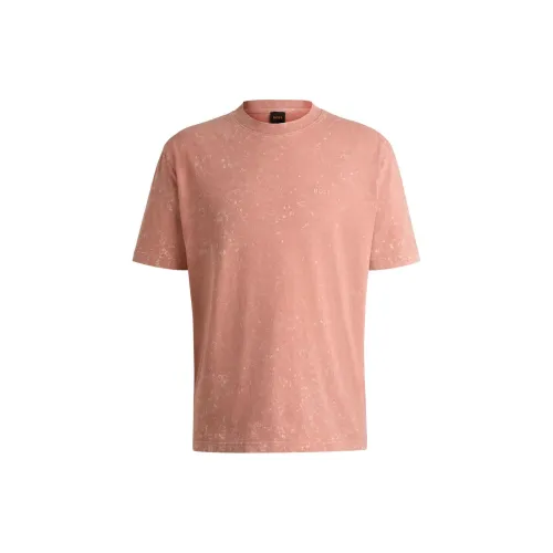 HUGO BOSS T-Shirts Men Pink