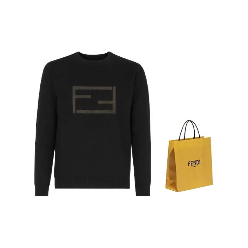 FENDI Sweaters Men Black-2