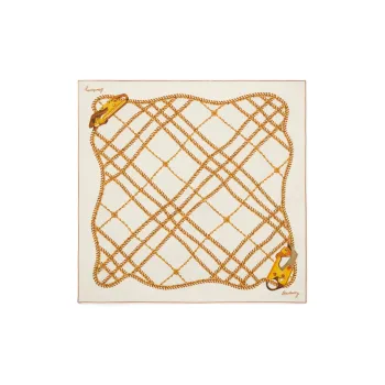 Burberry Silk Scarves Women's Gold
