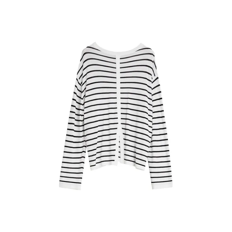 ELLE Knitwear Women's Black White-1