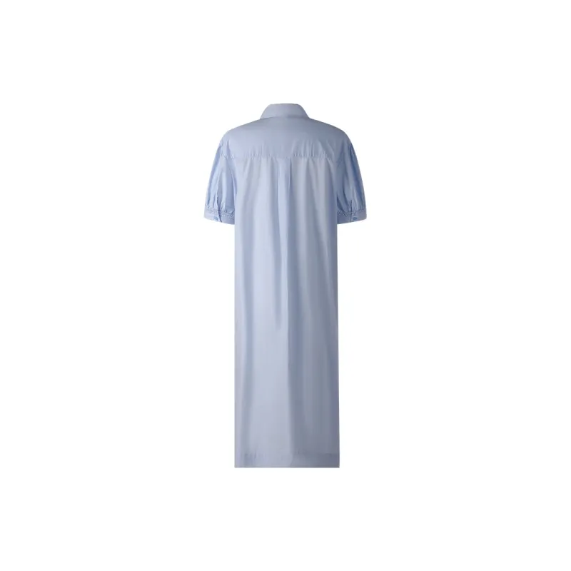 THE SEA LIFE Short Sleeved Dress Women's Sky Blue-1