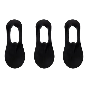 MIIOW No-Show Socks Women's 3 Pack Black