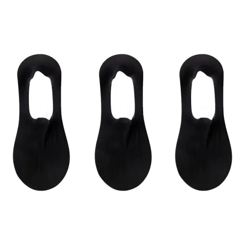 MIIOW No Show Socks Women's 3 Pack Black