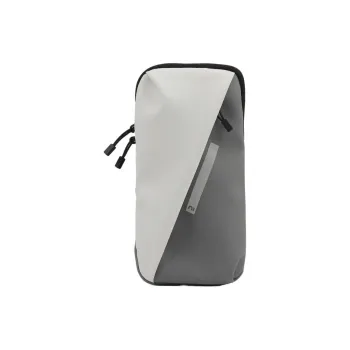 DECATHLON Polyester Arm Bag Cell Phone Pouch Unisex Stone Gray & Lead Gray