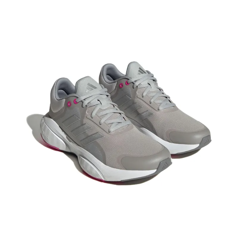 Adidas Response Slip Resistant Low Top Running Shoes Women's Gray-3