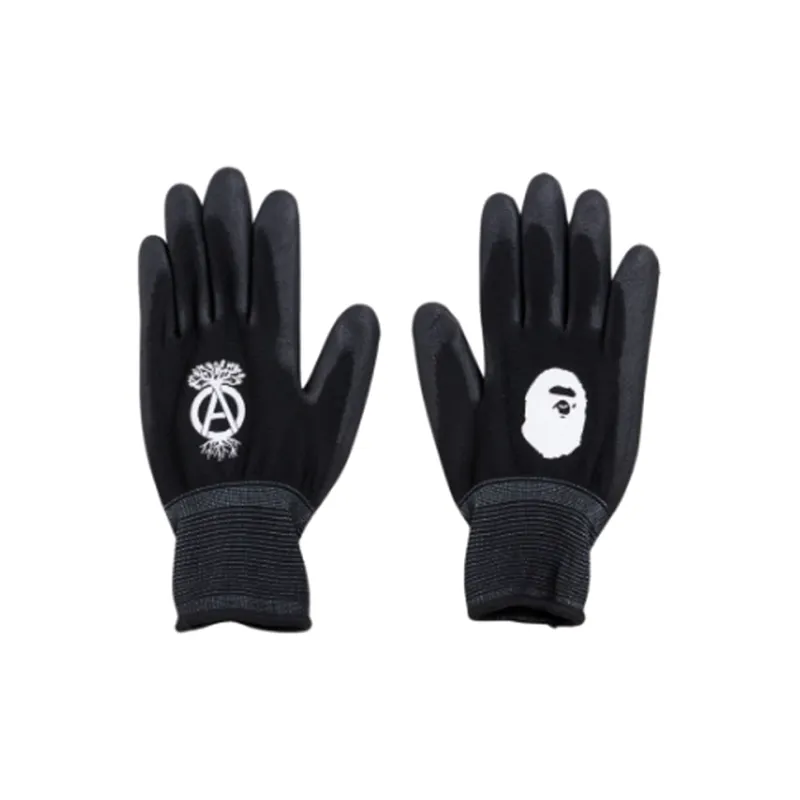 A BATHING APE Gloves Unisex Black-2