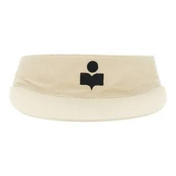 ISABEL MARANT Cotton Embroidery Thread Polyester Sun Protection Hats Women's Beige