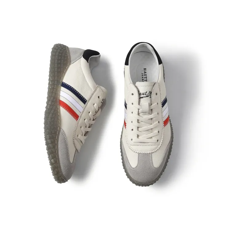 Hautton Jeans Sports Casual Shoes Men's White-3