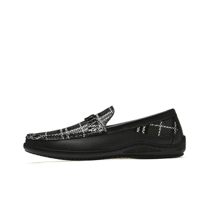 DILIKAN Loafers Men Black/White-9