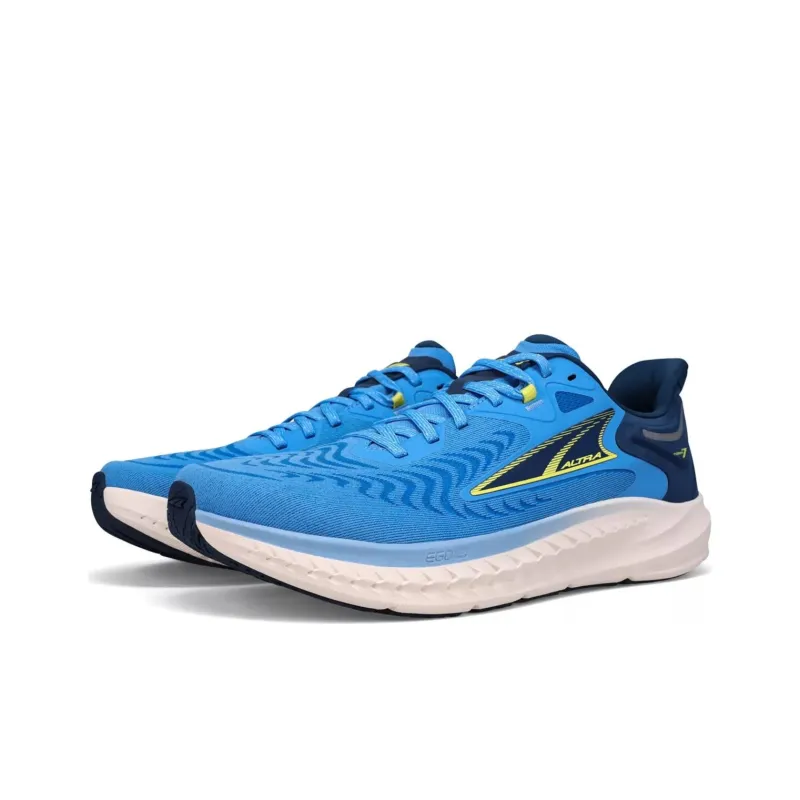 Altra Torin 7 Cushioning, Slip Resistant, And Abrasion Resistant Low Top Running Shoes Men's Blue White Black-2