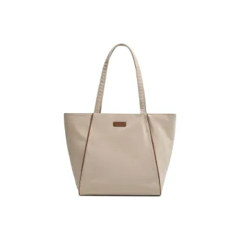 LEFF Fabric Shoulder Bag Women's Milk Tea Style/Classic Black/Khaki/Hazelnut Brown/Peruvian Color