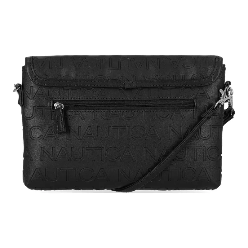 NAUTICA Nylon Clutches Shoulder Bag Crossbody Bag Mini Women's Black-3