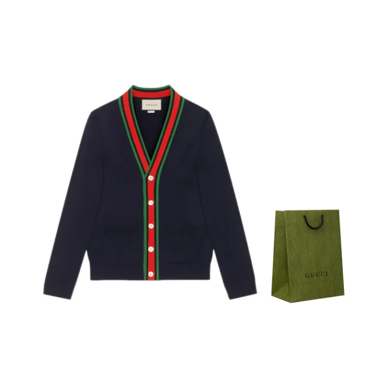 GUCCI Sweaters Men Dark Blue-2